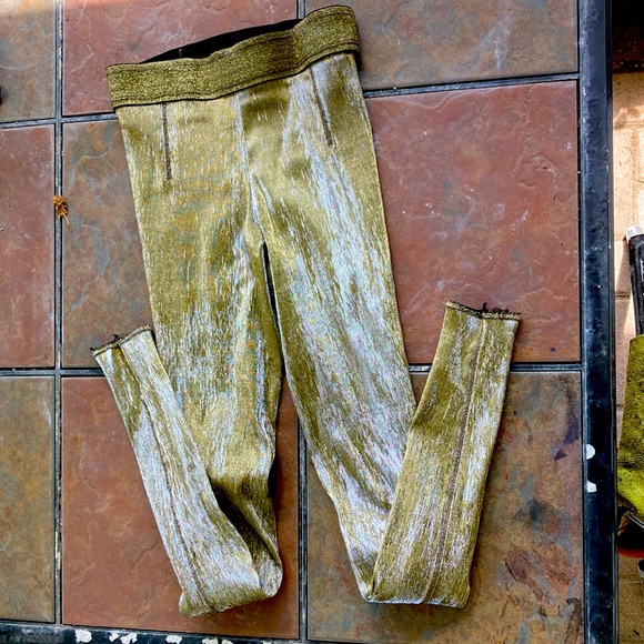 Byron Lars Pants - Byron Lars Gold  Dress Pants/ Evening Trousers RARE